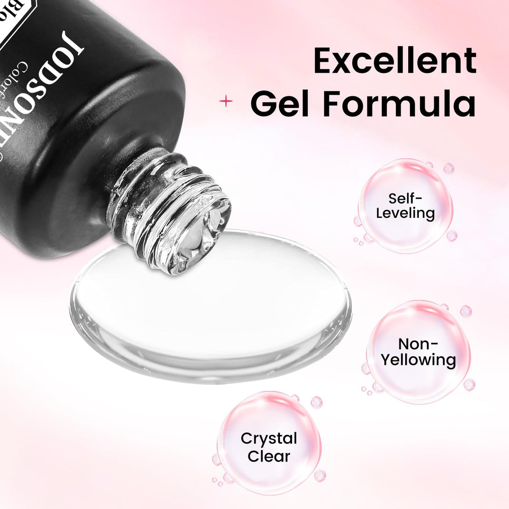 JODSONE Blooming Gel offers long-lasting shine and chip resistance.