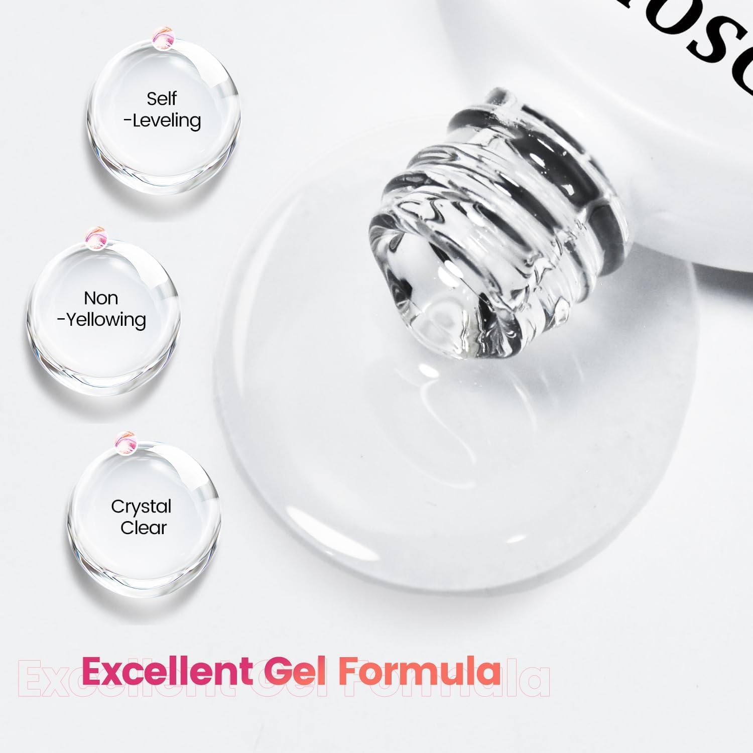 JODSONE Blooming Gel Self-Leveling 10ml ensures smooth, even coverage.