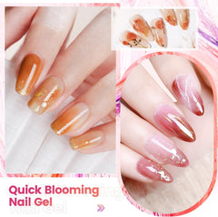 JODSONE Blooming Gel Watercolor 10ml creates soft gradients for delicate nails.