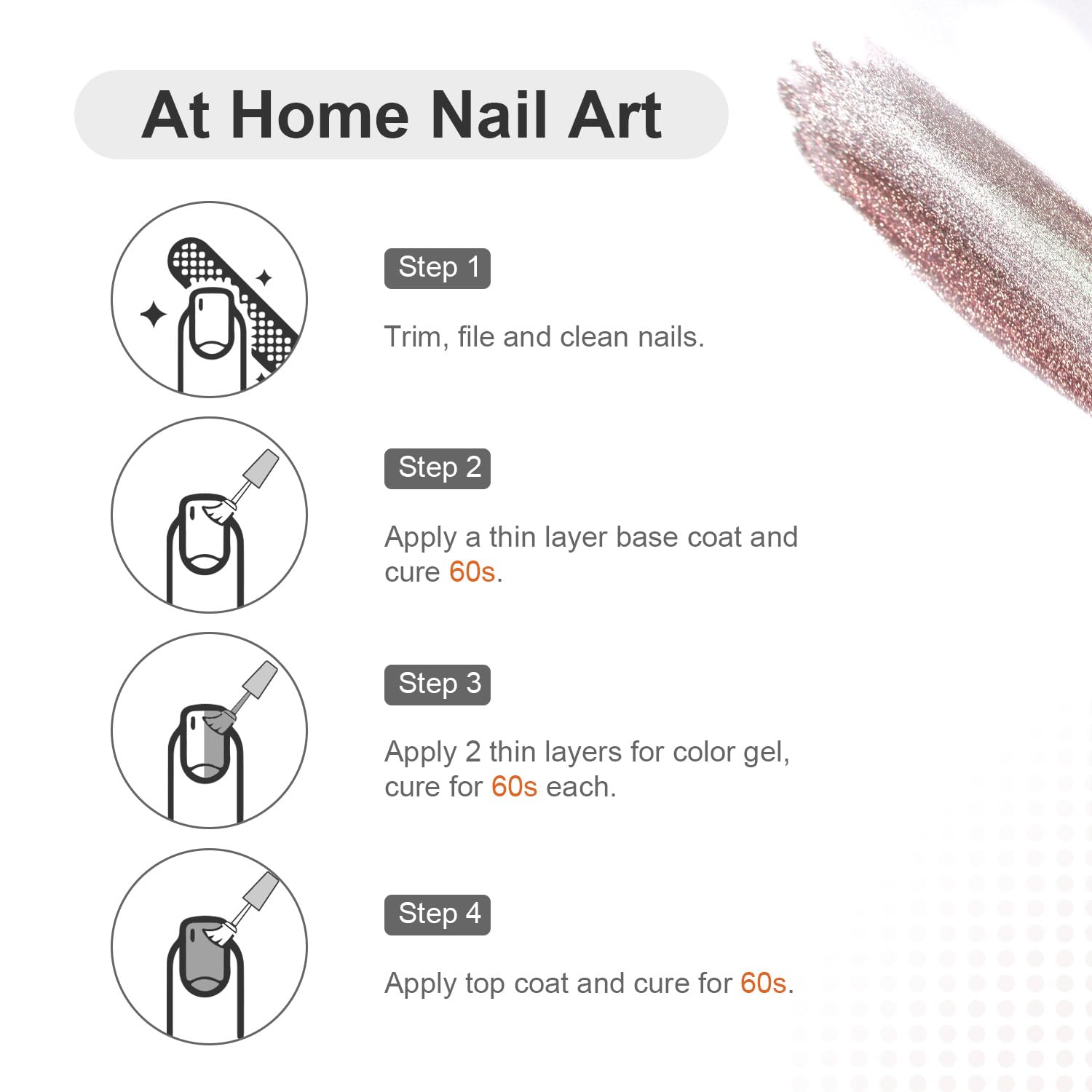 JODSONE gel polish evokes gentle sparkle for daily wear
