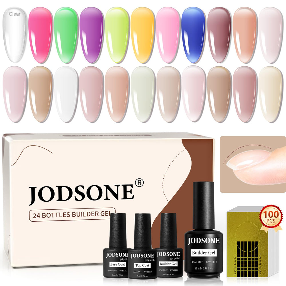 JODSONE builder color gel kit for versatile nail design