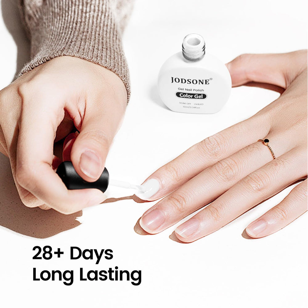 JODSONE easy glide brush applying a smooth, even coat on nails