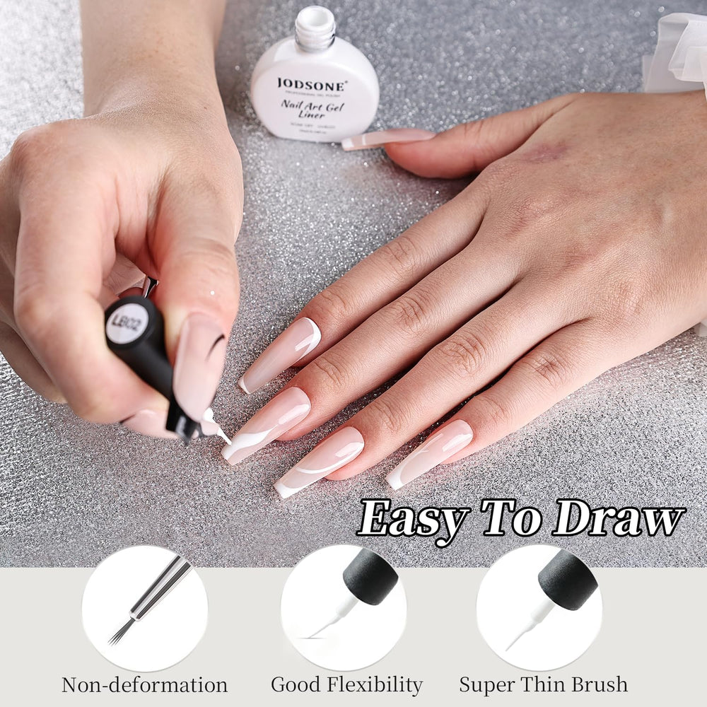 Fast curing compatibility with UV/LED lamps for quick nail art time.