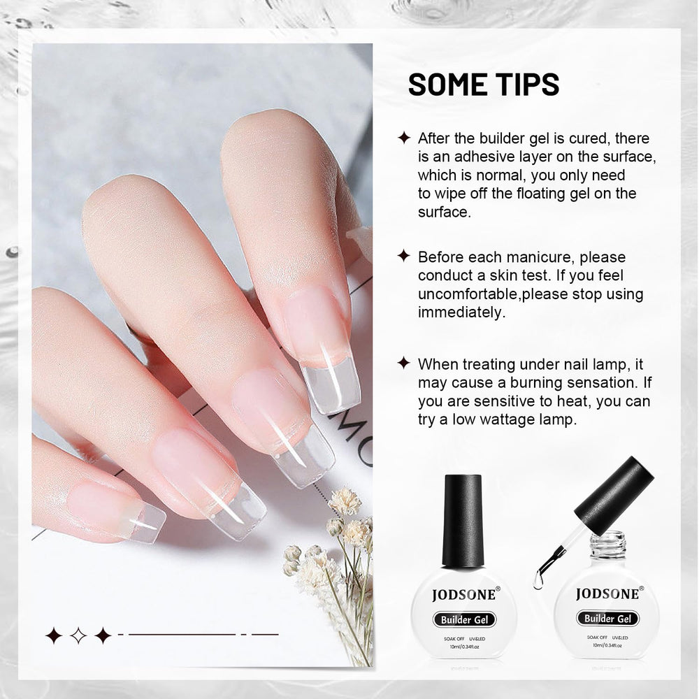 JODSONE finish top gloss for long-lasting shine.