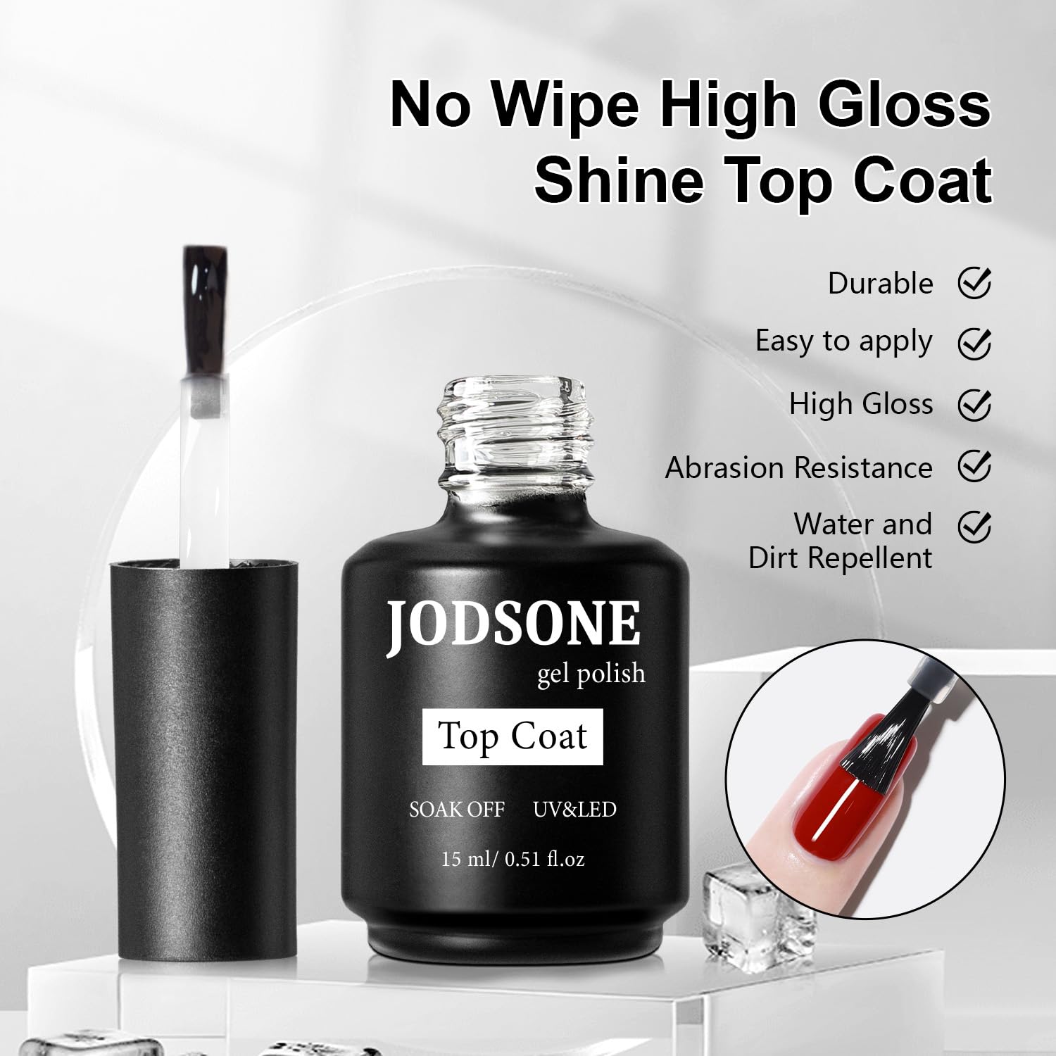 JODSONE-four-bottles-15ml-collection provides complete gel manicure essentials.