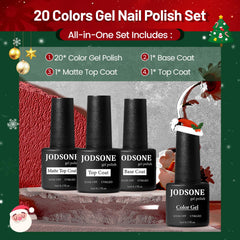 JODSONE gel color swatches for DIY nail designs