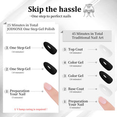 JODSONE gel polish offers rich color and glossy shine for stylish nails.