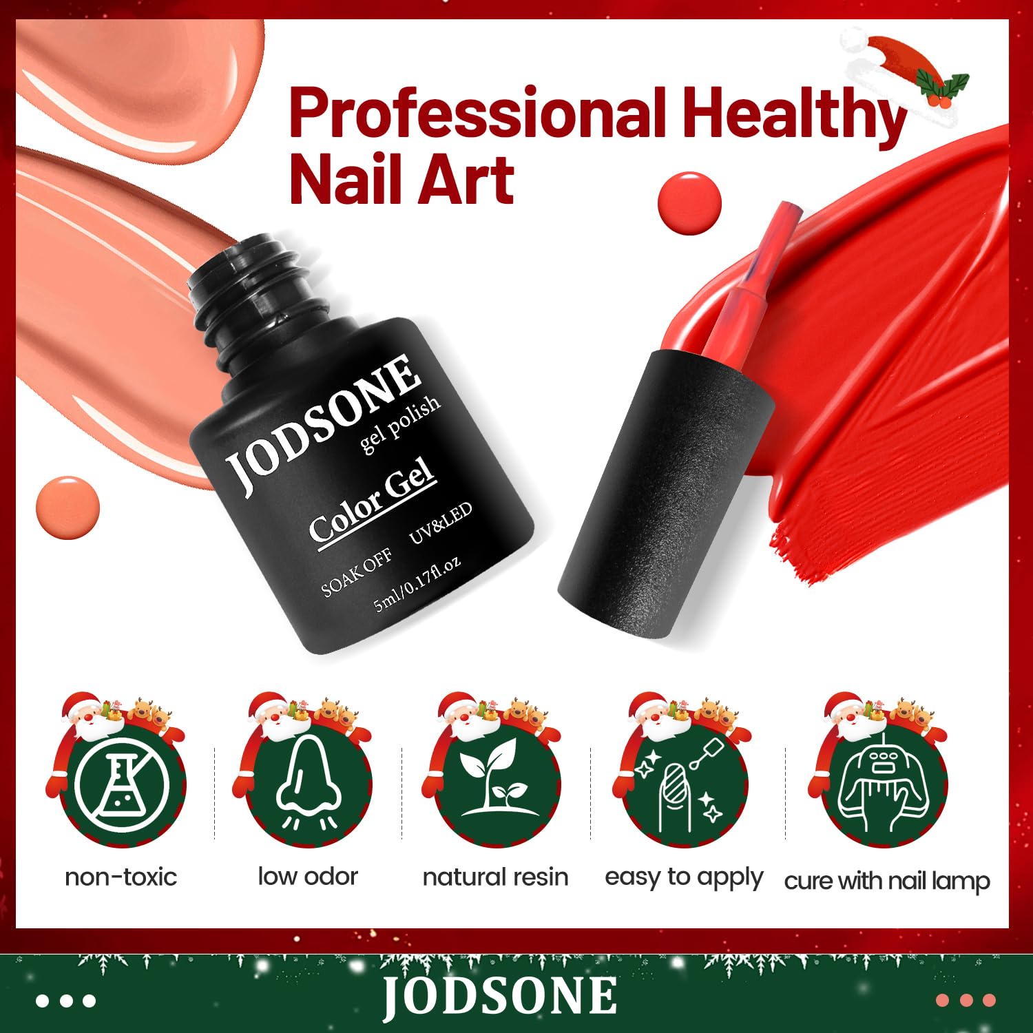 Gift-ready JODSONE gel nail set packaging