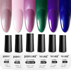 JODSONE glitter pink nail polish for a bold, glossy manicure