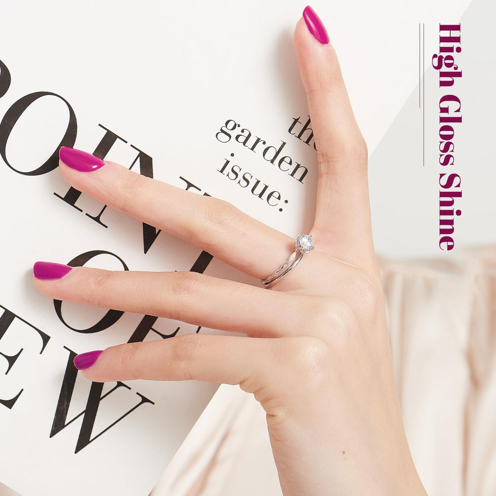 Jodsone glitter top coat adds sparkling accents for special occasions.