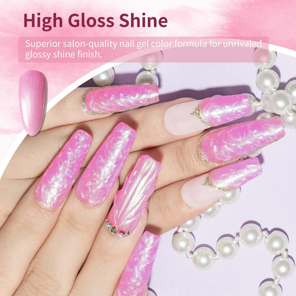 JODSONE long-lasting glitter gel polish for multi-week shine.