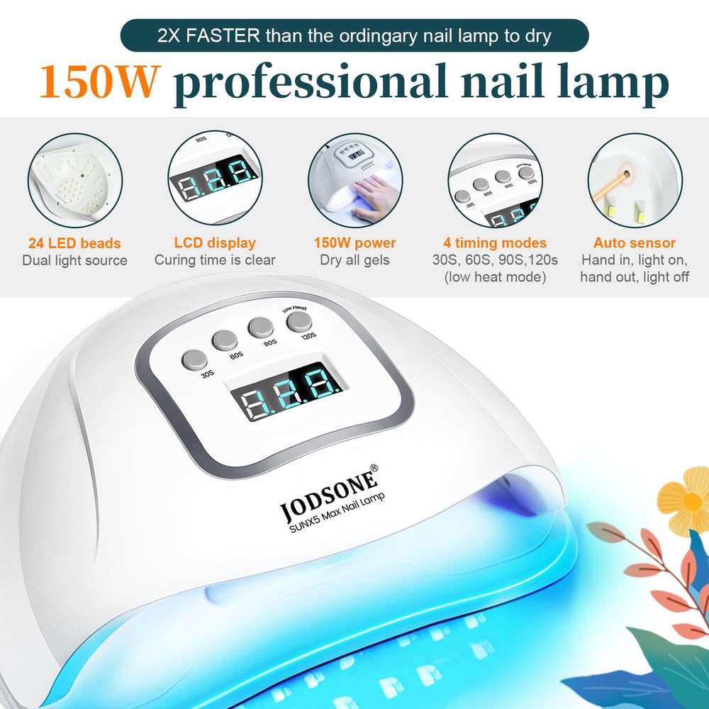 JODSONE manicure tools kit for prep and cleanup
