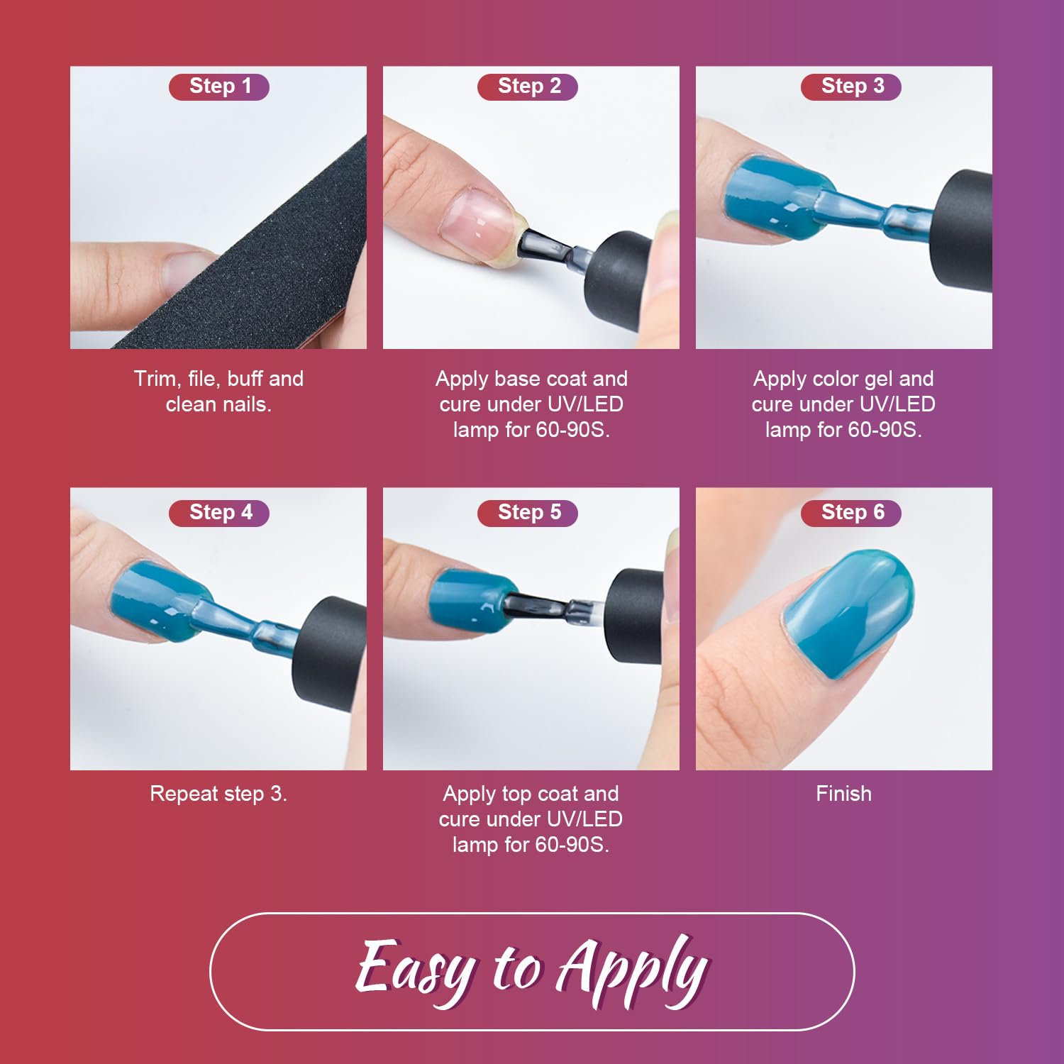 JODSONE manicure tools set for prepping and shaping nails