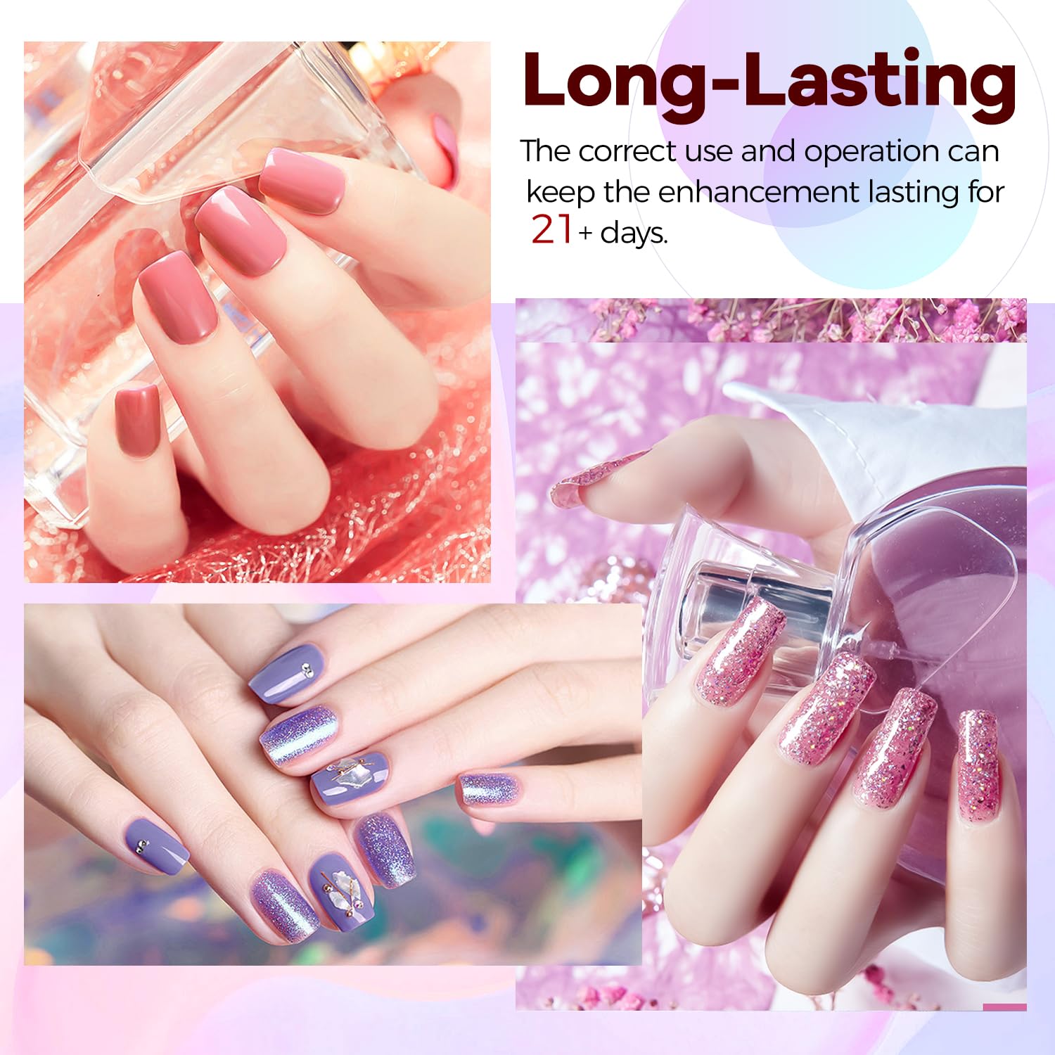 JODSONE matte top coat bottle creates velvety finish with long wear.