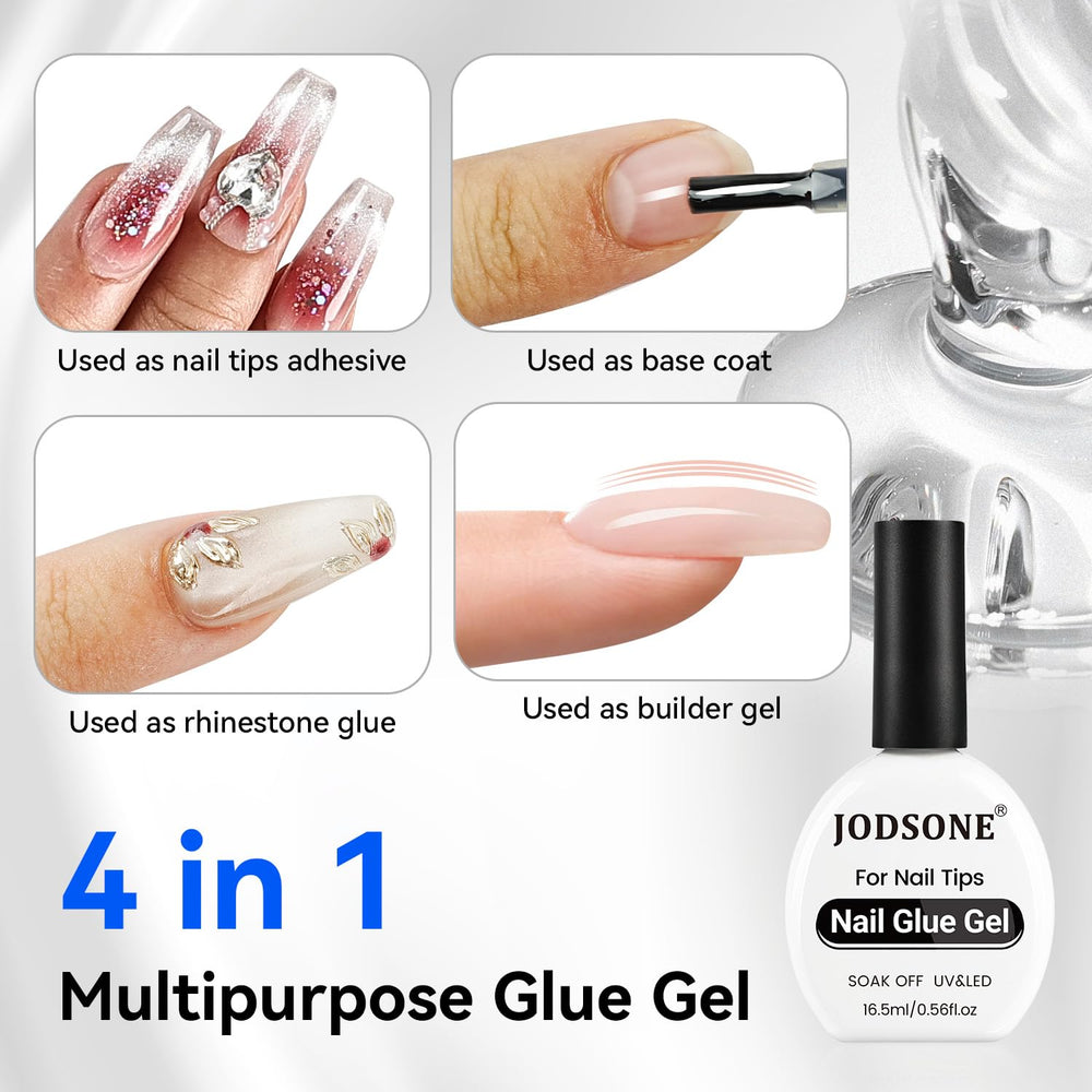 JODSONE rhinestone decoration being glued for sparkling detail.