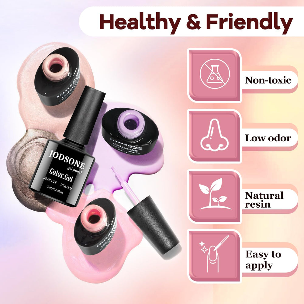 JODSONE nail art tools included for DIY manicure