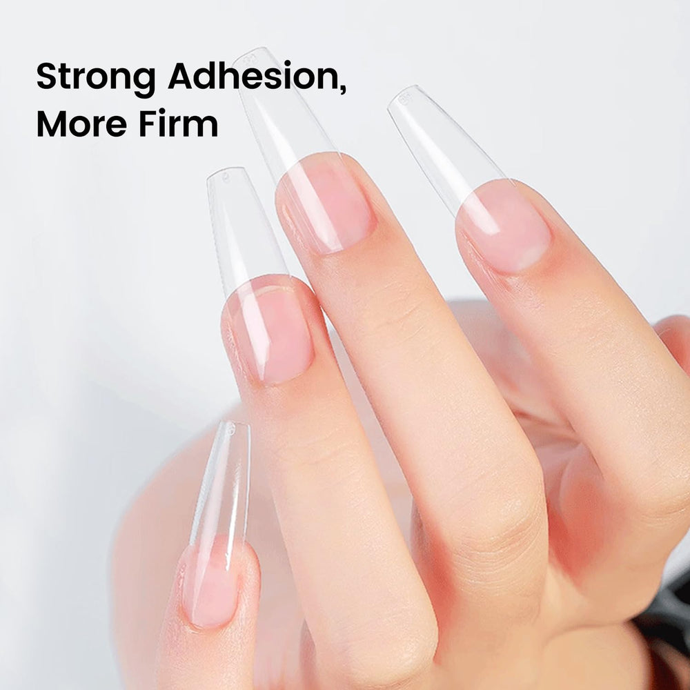 JODSONE nail glue brush shows easy, starter-friendly application.