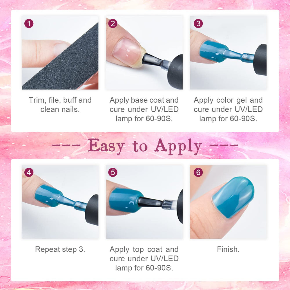 JODSONE nail lamp usage guide for best curing results.