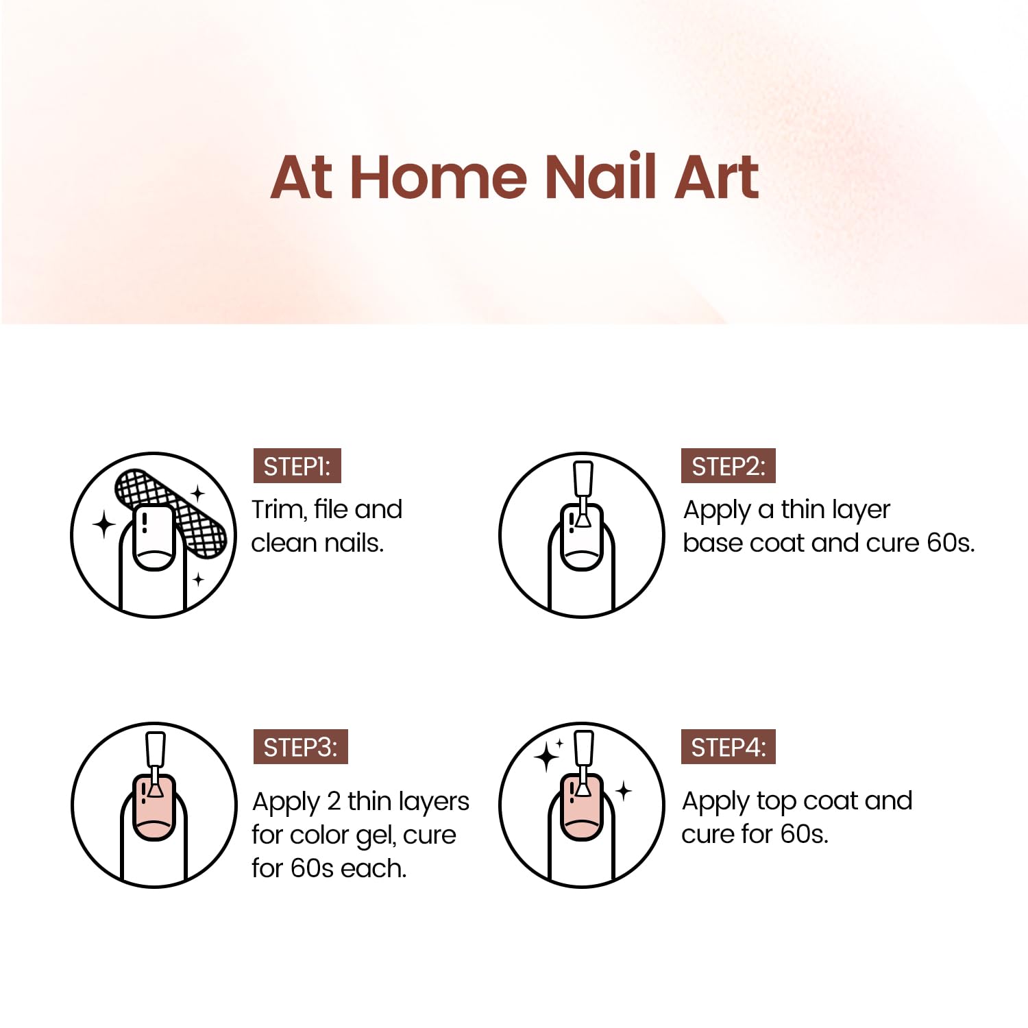 JODSONE nude pink polish on natural nails look