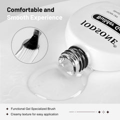 JODSONE overlays and repair gel rejuvenates brittle nails with neat results.