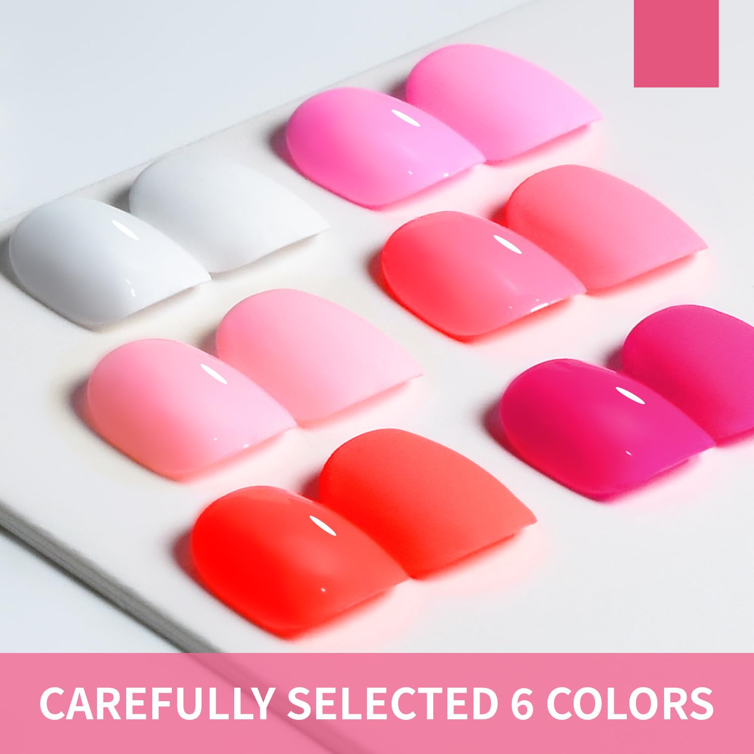 JODSONE red gel nail polish bottle close-up highlights rich color and smooth application.