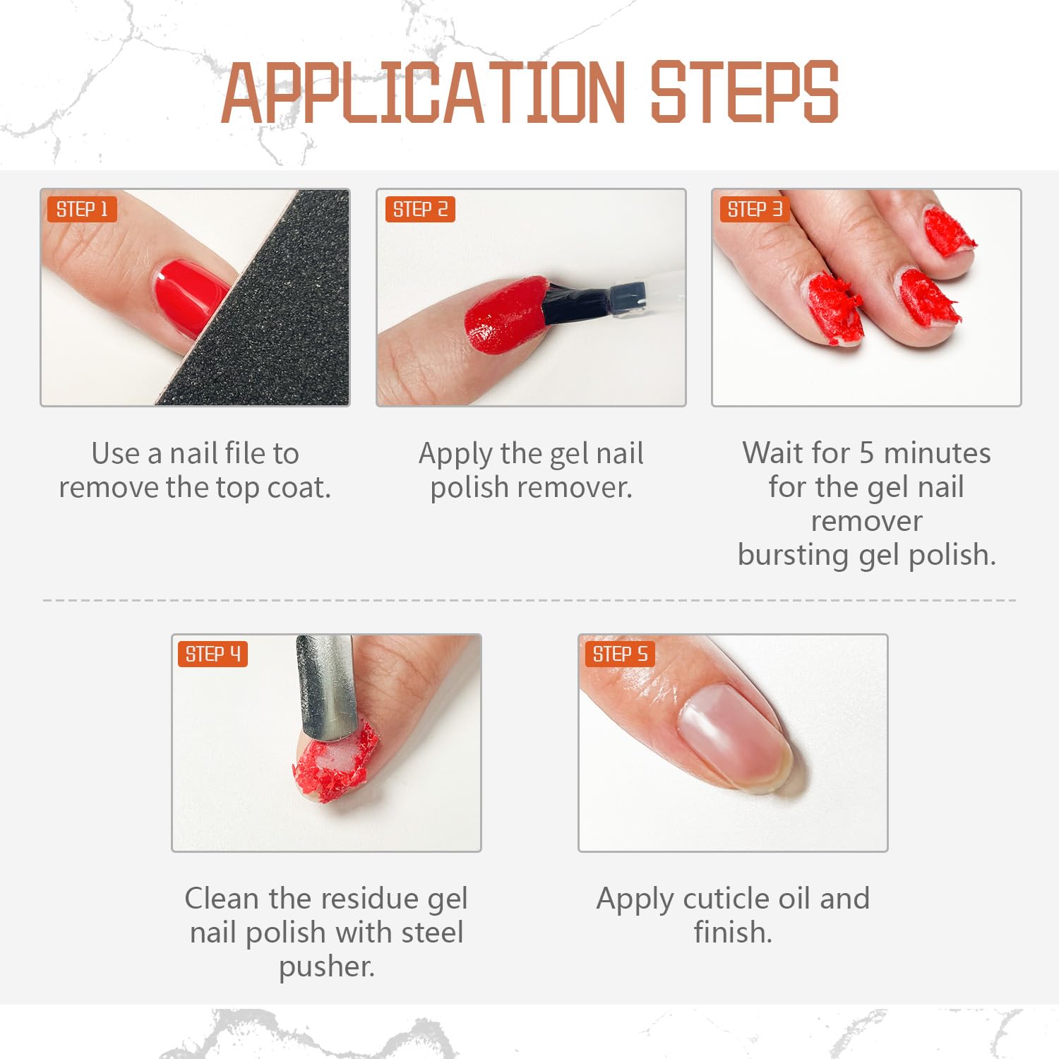 JODSONE remover used on UV gel or acrylic nails safely.