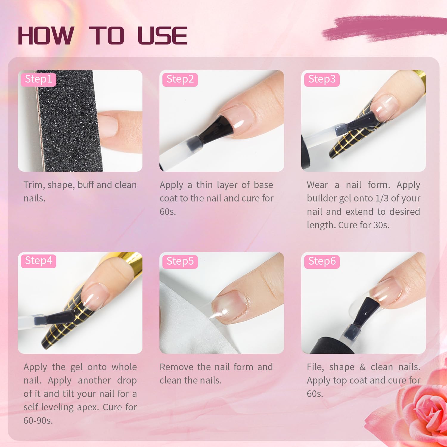 JODSONE salon-ready gel nails showcase glossy finish