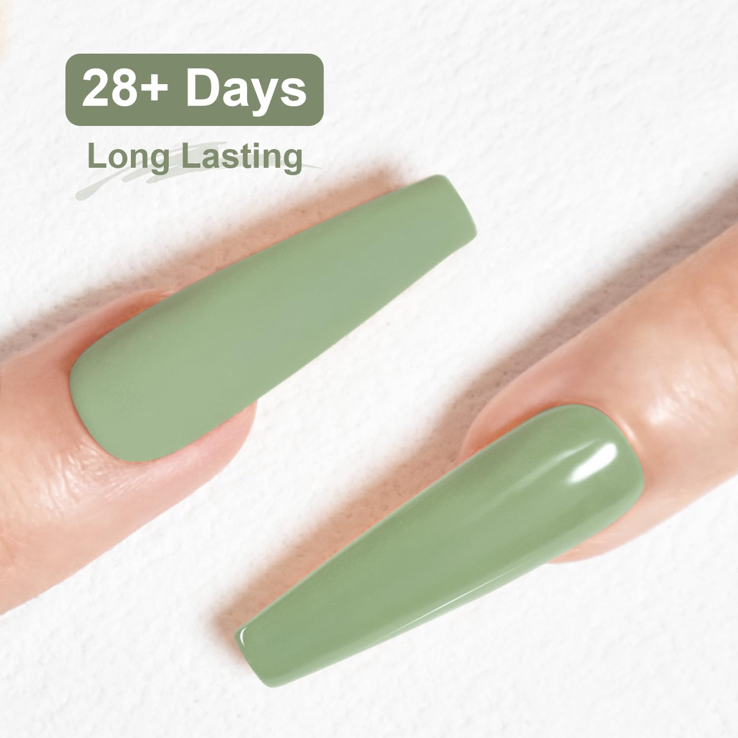 JODSONE sage green gel nail polish packaging box demonstrates premium at-home manicure.