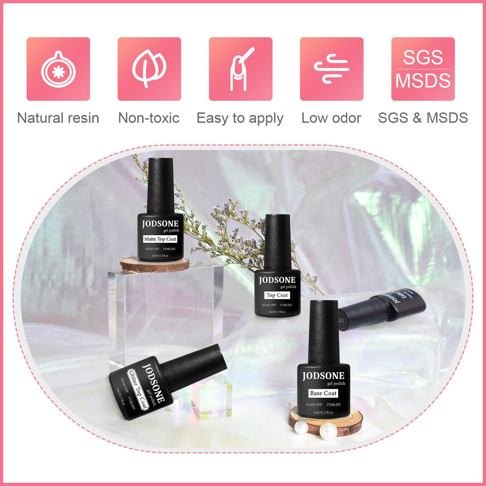 JODSONE shade swatches help preview colors before applying.