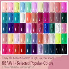 JODSONE two base coats protect nails during home manicures.