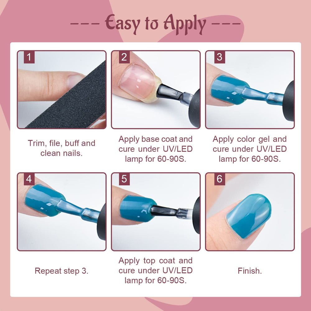 JODSONE gel polish uses natural resin and minerals for quality feel.