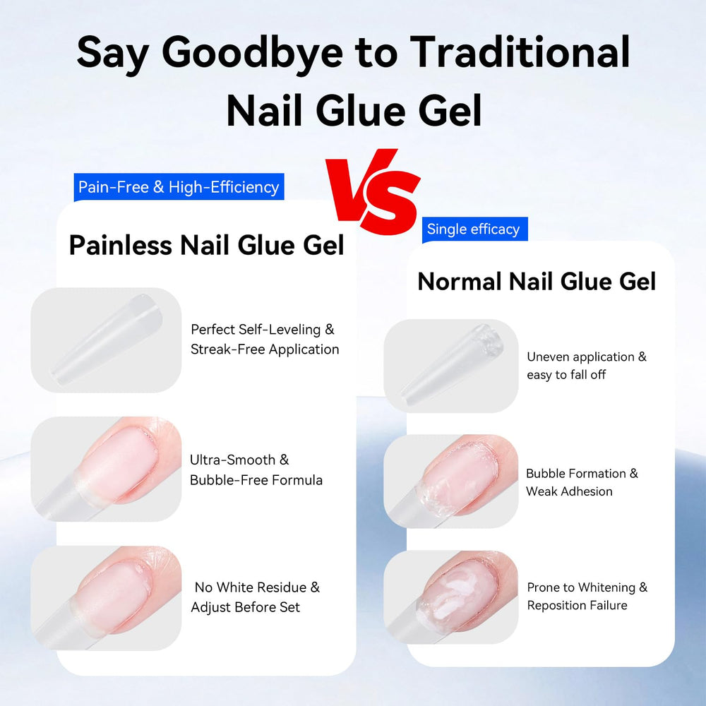 JODSONE base gel for smooth, long-lasting nail tips