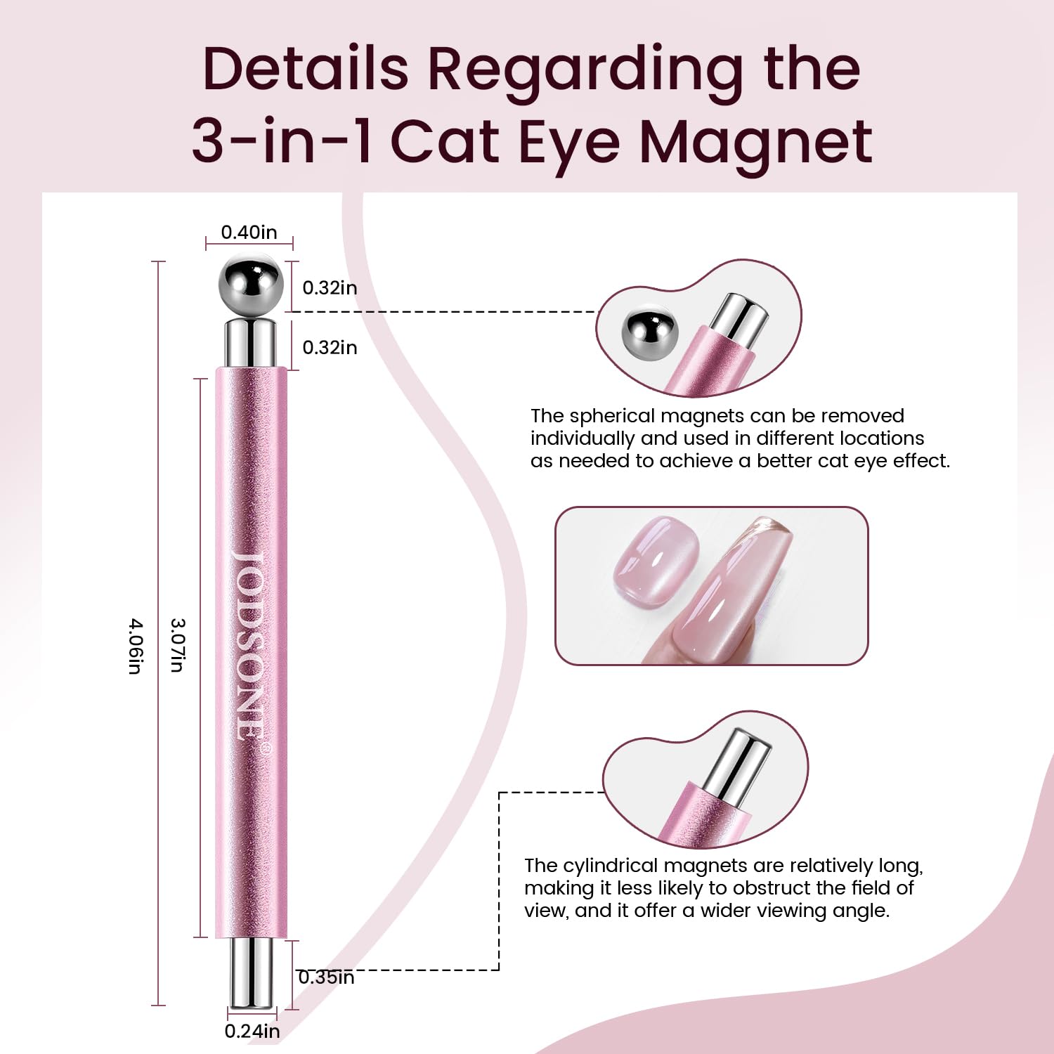 JODSONE strong magnet attraction speeds up pattern formation