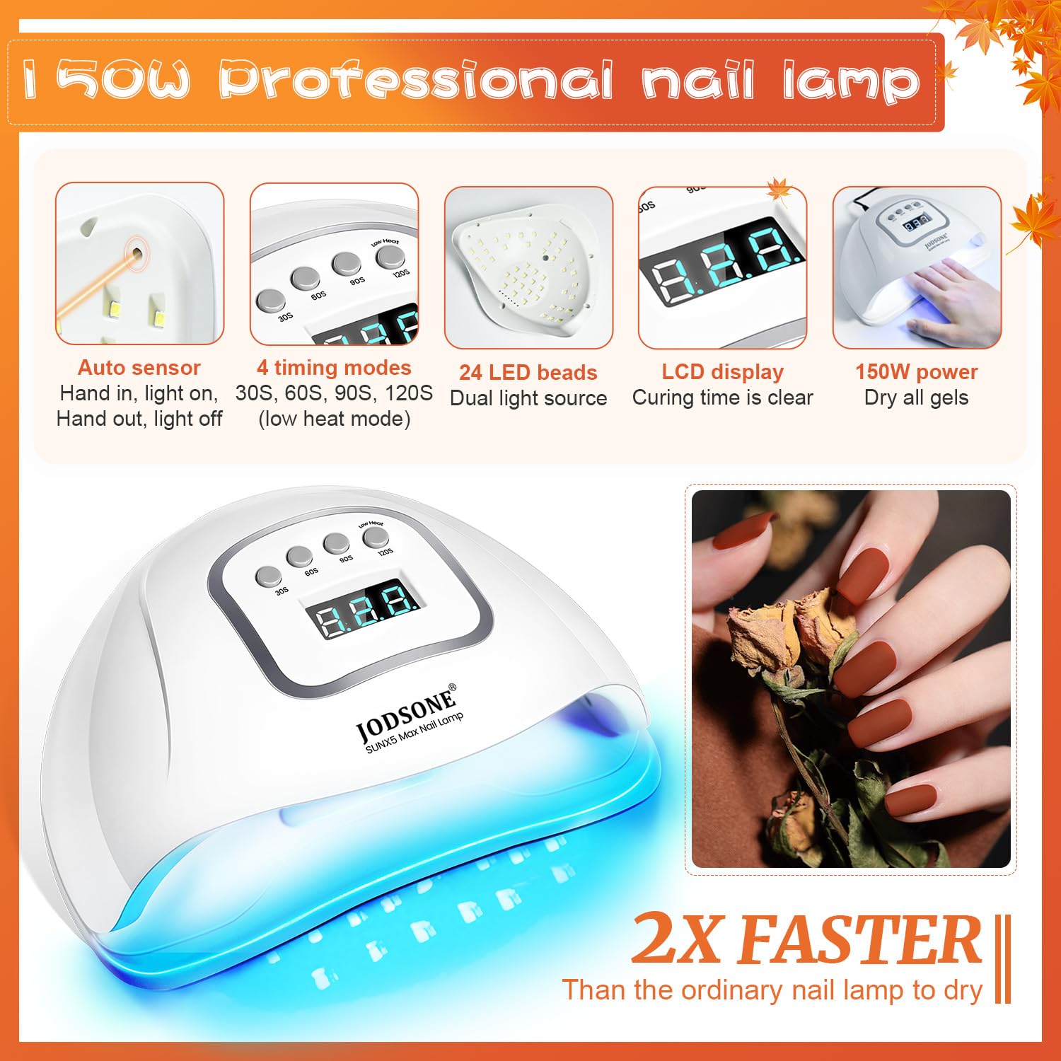 JODSONE glitter top coat adds sparkle and depth