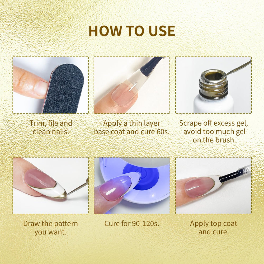 JODSONE at home salon quality metallic nail kit for stylish looks