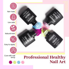 JODSONE matte top coat bottle delivers elegant velvety finish.