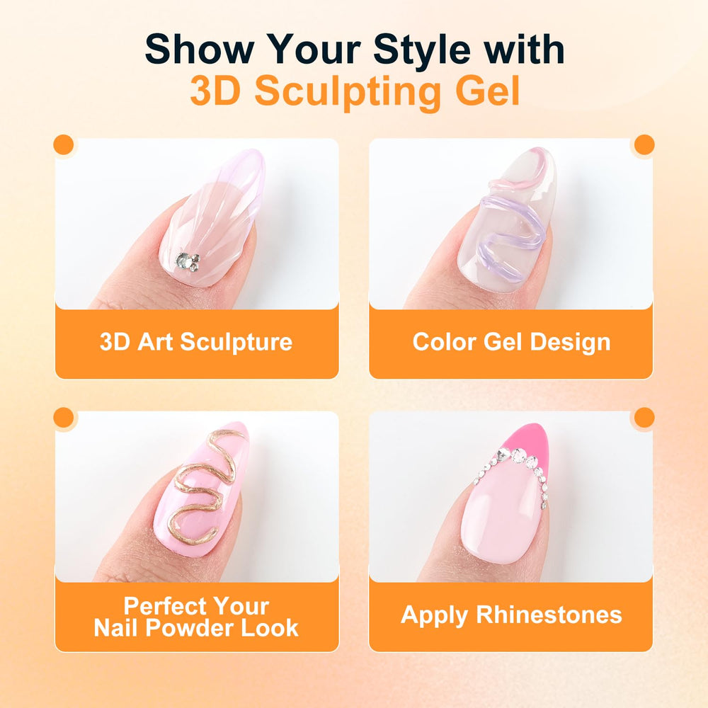 JODSONE precision-tip allows accurate 3D gel application for fine details.