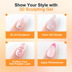 JODSONE precision-tip allows accurate 3D gel application for fine details.