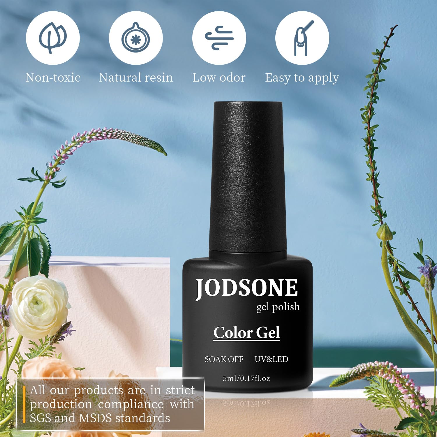 JODSTONE safe low-odor formula supports comfortable at home use.