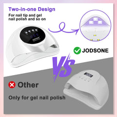 JODSONE U V LED Nail Lamp hand-in-use enabling quick-dry sessions