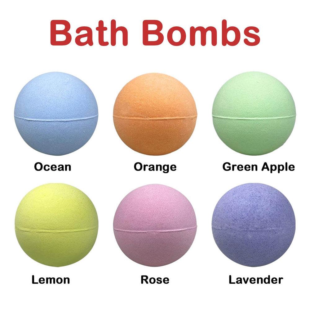 JoFAN Christmas bath bomb orange color with citrus scent for a lively bath moment.