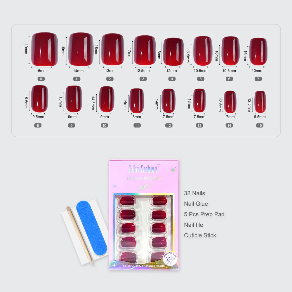 Jofay Fashion prep pads and file for clean nail prep before application.