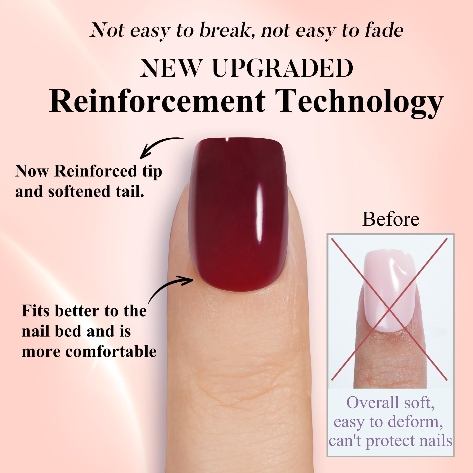 Jofay Fashion brown nails for versatile, natural finishes