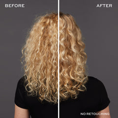 Silky hair strands after use for a smooth finish.