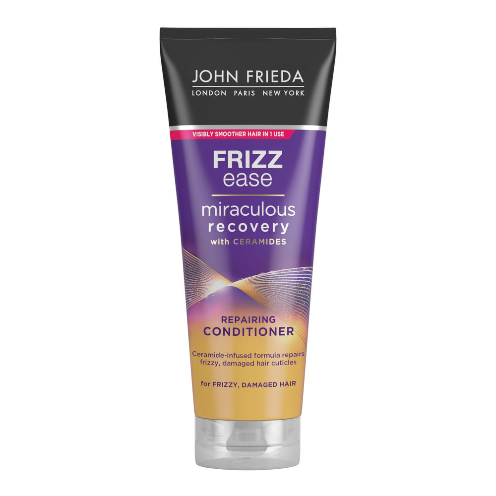 John Frieda Miraculous Recovery Conditioner bottle for frizz control and nourishment