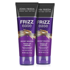 John Frieda Frizz Ease Secret Weapon Touch-Up Creme bottle for quick frizz control.