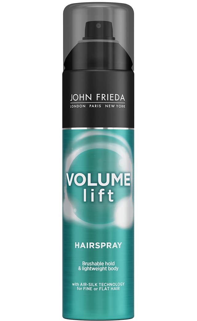John Frieda Luxurious Volume Forever Full Hairspray pack 3 adds all-day volume for fine hair
