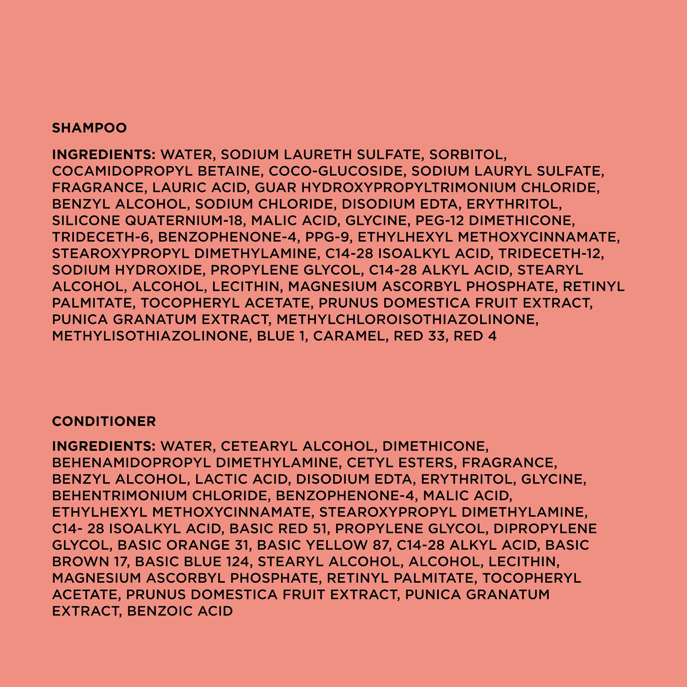 Packaging showing brand name John Frieda and Radiant Red for recognition