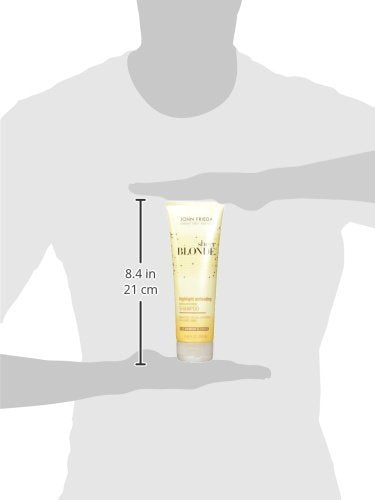 John Frieda Sheer Blonde after shampoo hair appears brighter and balanced