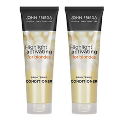 John Frieda Sheer Blonde bottle front highlights brightening conditioner for lighter blondes